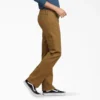 Pantalones de carpintero de lona para mujer, corte holgado y elástico Pantalones de carpintero de lona para mujer, corte holgado y elástico