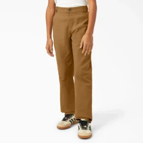 Pantalones de carpintero de lona para niño, tallas 4-20