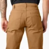 Pantalones de carpintero de lona pesada de corte holgado