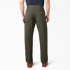 Pantalones de carpintero de lona pesada de corte holgado