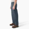 Pantalones de carpintero de lona pesada de corte holgado
