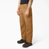 Pantalones de carpintero de lona pesada de corte holgado