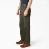 Pantalones de carpintero de lona pesada de corte holgado