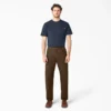 Pantalones de carpintero de lona pesada de corte holgado