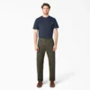 Pantalones de carpintero de lona pesada de corte holgado