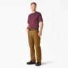 Pantalones de carpintero de lona pesada de corte holgado