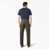 Pantalones de carpintero de lona pesada de corte holgado