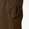 Pantalones de carpintero de lona pesada de corte holgado