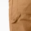 Pantalones de carpintero de lona pesada de corte holgado