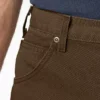 Pantalones de carpintero de lona pesada de corte holgado