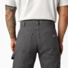 Pantalones de carpintero de lona pesada de corte holgado