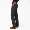 Pantalones de carpintero de mujer de corte recto holgado y tejido de lona Pantalones de carpintero de mujer de corte recto holgado y tejido de lona