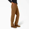 Pantalones de carpintero de mujer de corte recto holgado y tejido de lona Pantalones de carpintero de mujer de corte recto holgado y tejido de lona