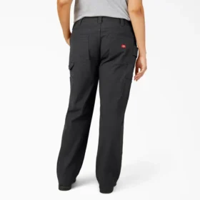 Pantalones de carpintero de mujer Plus Flex, corte recto y holgado, de tela de lona