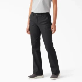 Pantalones de corte ajustado y campana para mujer