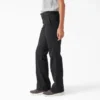 Pantalones de corte ajustado y campana para mujer