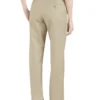 Pantalones de corte holgado y frente liso para mujer