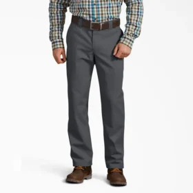 Pantalones de corte regular con cintura elástica Flex