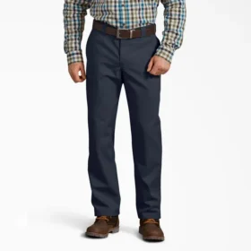 Pantalones de corte regular con cintura elástica Flex