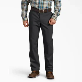 Pantalones de corte regular con cintura elástica Flex