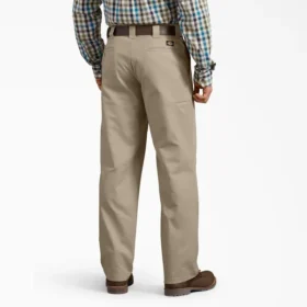 Pantalones de corte regular con cintura elástica Flex