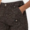 Pantalones de lona de algodón Ellis con estampado floral para mujer Pantalones de lona de algodón Ellis con estampado floral para mujer