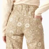 Pantalones de lona de algodón Ellis con estampado floral para mujer Pantalones de lona de algodón Ellis con estampado floral para mujer