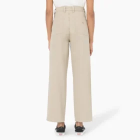 Pantalones de lona para mujer de corte regular