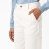 Pantalones de lona para mujer de corte regular Pantalones de lona para mujer de corte regular