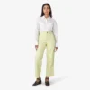 Pantalones de lona para mujer de corte regular Pantalones de lona para mujer de corte regular