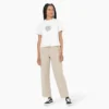 Pantalones de lona para mujer de corte regular Pantalones de lona para mujer de corte regular