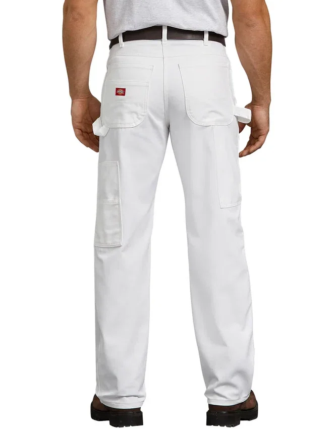 Pantalones de pintor de primera calidad de mezcla de poliéster, de corte holgado y pierna recta Pantalones de pintor de primera calidad de mezcla de poliéster, de corte holgado y pierna recta