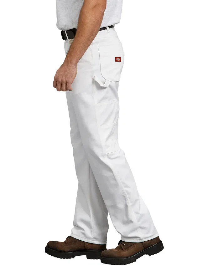 Pantalones de pintor de primera calidad de mezcla de poliéster, de corte holgado y pierna recta Pantalones de pintor de primera calidad de mezcla de poliéster, de corte holgado y pierna recta