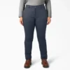 Pantalones de talle medio y corte ajustado para mujer tallas grandes