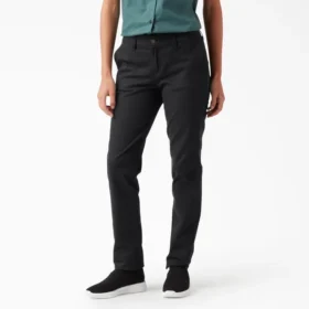 Pantalones de talle medio y corte ajustado para mujer tallas grandes
