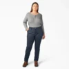 Pantalones de talle medio y corte ajustado para mujer tallas grandes