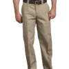 Pantalones de trabajo de corte holgado y pierna recta Flex