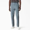 Pantalones de trabajo de corte regular y tinte único