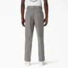 Pantalones de trabajo de corte regular y tinte único