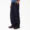 Pantalones de trabajo de denim de espiga con ribete
