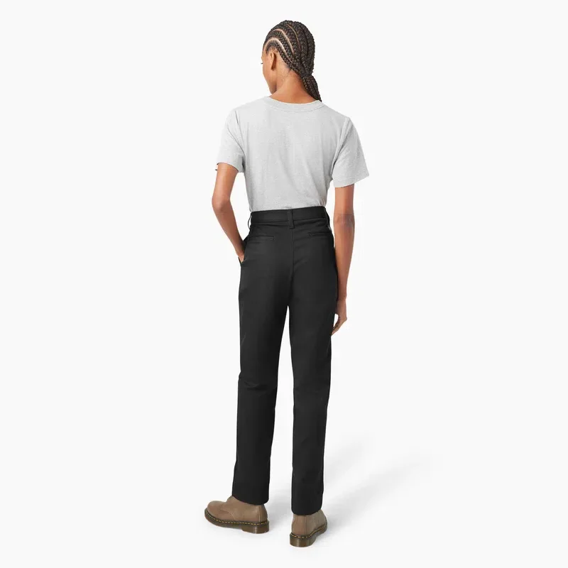 Pantalones de trabajo de pierna recta Super Flex para mujer Pantalones de trabajo de pierna recta Super Flex para mujer