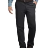 Pantalones de trabajo de sarga de corte recto y ajuste regular