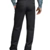 Pantalones de trabajo de sarga de corte recto y ajuste regular