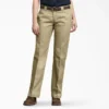 Pantalones de trabajo de talle bajo para mujer