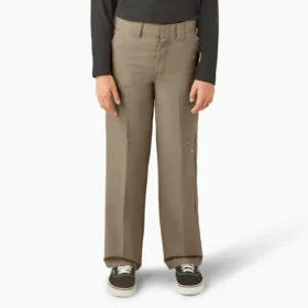 Pantalones de trabajo Double Knee para niño, tallas 8-20