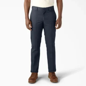 Pantalones de trabajo multiusos con corte ajustado y pernera cónica