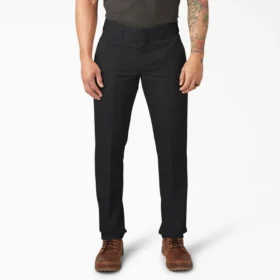 Pantalones de trabajo multiusos con corte ajustado y pernera cónica