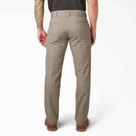Pantalones de trabajo multiusos con corte ajustado y pernera cónica