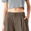 Pantalones de trabajo plisados para mujer Pantalones de trabajo plisados para mujer