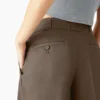 Pantalones de trabajo plisados para mujer Pantalones de trabajo plisados para mujer